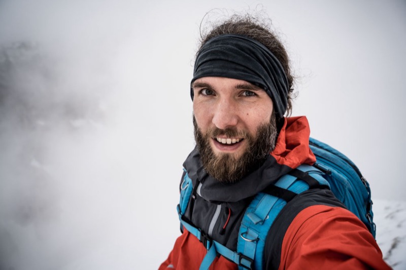 Christian am Berg, Selfie im Nebel
