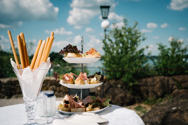 Fingerfood auf der Terrasse